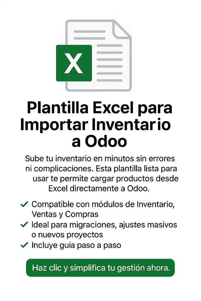 PLANTILLA IMPORTACIÓN INVENTARIO